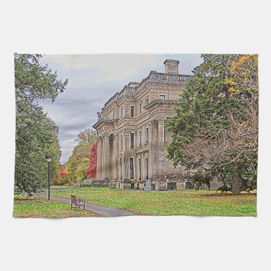 Het Herenhuis van Vanderbuilt Theedoek (Horizontaal)