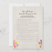 Het herfst Forest Animal kent mammie Best Shower G Kaart (Voorkant)