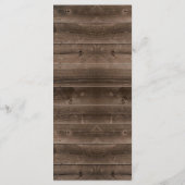 Het herfst laat het Rustic Fall Wedding Menu verla (Achterkant)