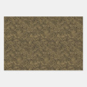 Het herfst lekt in een Natuur kunstpatroon Inpakpapier Vel (Voorkant 3)