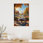 Het herfst ontbijt poster (Keuken)