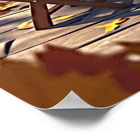 Het herfst ontbijt poster (Hoek)