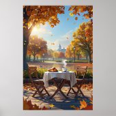 Het herfst ontbijt poster (Voorkant)