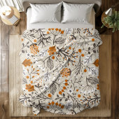 Het herfst Patroon van de Herfst van de Boersen en Fleece Deken