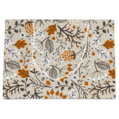 Het herfst Patroon van de Herfst van de Boersen en Groot Cadeauzakje (Voorkant)