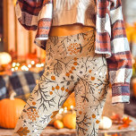 Het herfst Patroon van de Herfst van de Boersen en Leggings<br><div class="desc">Omarm de schoonheid van de herfst met deze stijlvolle Autumn Herfst Berries Bladeren en Branches Patroon Leggings. Met een delicaat patroon van herfstbladeren, bessen en takken, vangen deze leggings de essentie van het seizoen. Deze leggings zijn ideaal voor gelaagdheid tijdens kille dagen en bieden comfort en stijl voor al uw...</div>