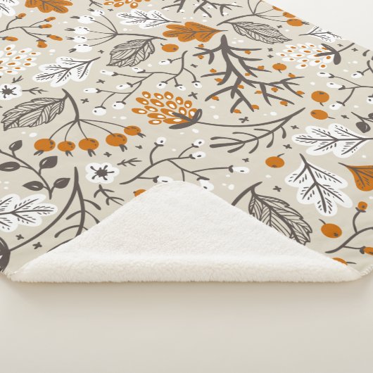 Het herfst Patroon van de Herfst van de Boersen en Sherpa Deken (3/4)