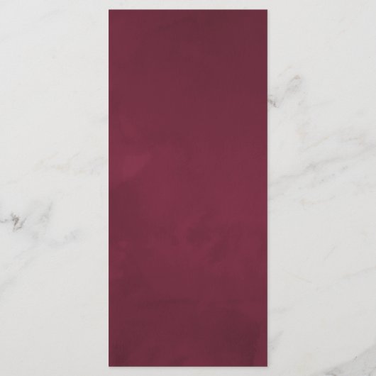 Het herfstwrijvingsmenu van Bourgogne en Blush Aut Menu (Achterkant)