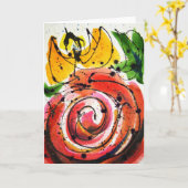 Het hergroeperen Notecard Kaart (Gele Bloem)