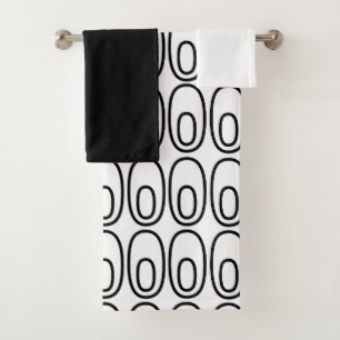 Het herhalen van de Witte Reeks van de Towel van d Bad Handdoek