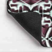 Het herhalen van ondoorzichtige rode en gradiëntkr muismat (Hoek)