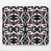 Het herhalen van ondoorzichtige rode en gradiëntkr muismat (Voorkant)