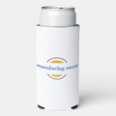 Het herinneren van Esmae Slim 12 oz kan Koozie (Seltzer Achterkant)