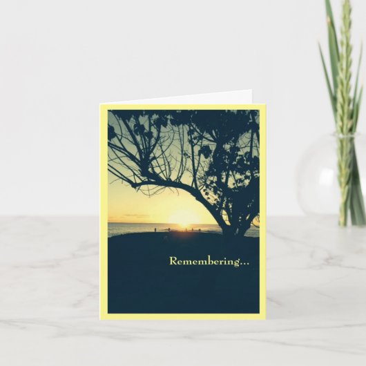 Het herinneren van iemand die een verschil maakte  kaart (Voorkant)