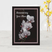 Het herinneren van Mum op het Jubileum van de Dood Kaart (Gele Bloem)