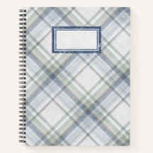 📘 Het Heritage Plaid Spiraal Notebook