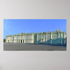 Het Hermitage Museum Panorama, Rusland Poster