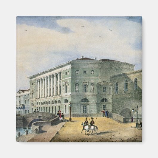 Het Hermitage Theater gezien vanuit Vassily Magneet (Voorkant)