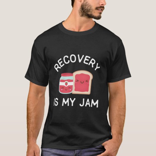 Het herstel is mijn Jam Celebrate Clean en Sober T-shirt (Voorkant)