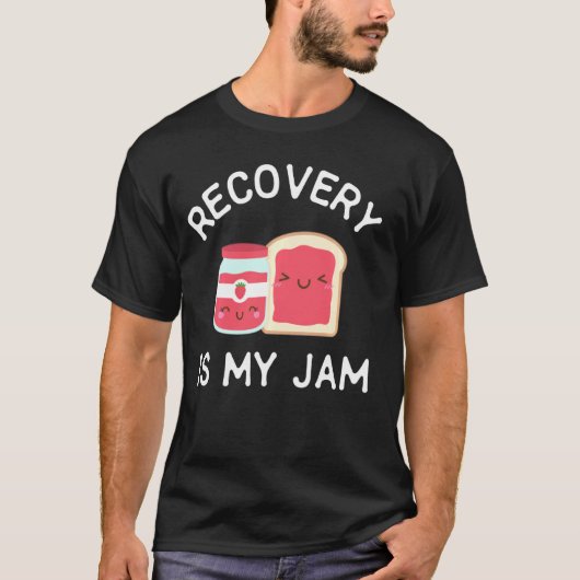 Het herstel is mijn Jam Celebrate Clean en Sober T-shirt (Voorkant)