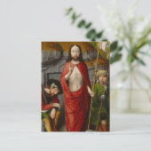 Het herstel, met de pelgrims van Emmaus Briefkaart (Staand voorkant)