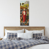 Het herstel, met de pelgrims van Emmaus Canvas Afdruk (Insitu (Slaapkamer))