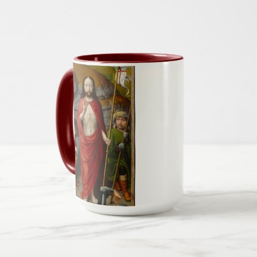 Het herstel, met de pelgrims van Emmaus Mok (Voorkant links)