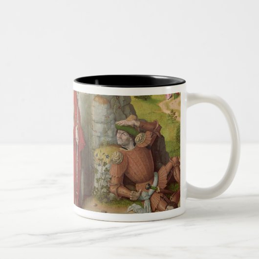 Het herstel tweekleurige koffiemok (Rechts)