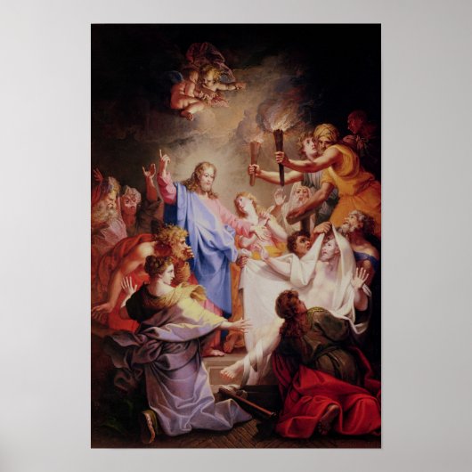 Het herstel van Lazarus Poster (Voorkant)