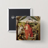 Het herstel vierkante button 5,1 cm (Voorkant /achterkant)