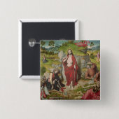 Het herstel vierkante button 5,1 cm (Voorkant /achterkant)