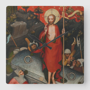 Het herstel vierkante klok