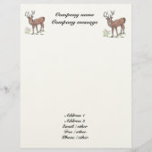 " Het hert 1 " Letterhead Briefhoofd (Voorkant)