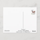 "Het hert" Briefkaart (Achterkant)