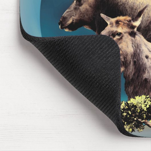 Het hert en de hind muismat (Hoek)