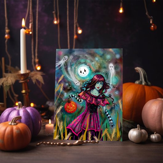 Het het Glimlachen Art. van Halloween van de Kaart