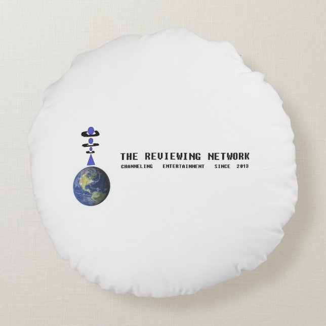 Het het Herzien Sierkussen van het Netwerk Rond Kussen (Achterkant)