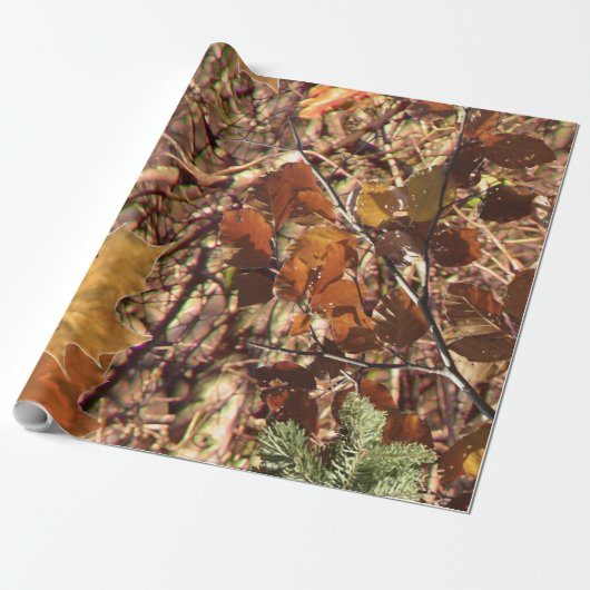 Het het Schilderen van de Camouflage van het Hunte Cadeaupapier (Uitgerold)