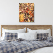 Het het Schilderen van de Camouflage van het Hunte Canvas Afdruk (Insitu (Slaapkamer))