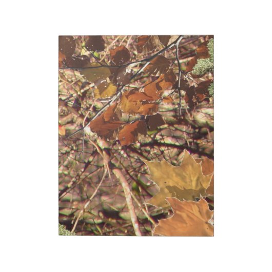 Het het Schilderen van de Camouflage van het Hunte Notitieblok (Linkerzijde)