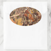 Het het Schilderen van de Camouflage van het Hunte Ovale Sticker (Tas)