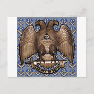 Het het Schotse Vierkant & Kompas van de Rite Briefkaart