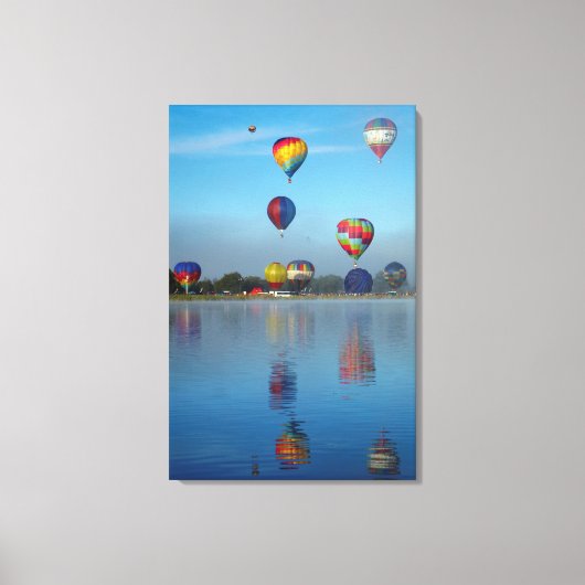 Het Hetballonfestival Canvas Afdruk (Voorkant)