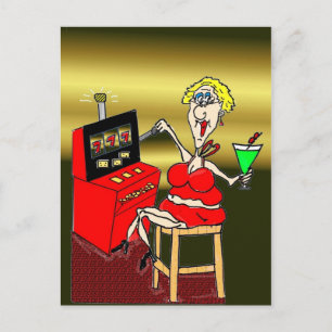 HET HETE BRIEFKAART VAN DE GOKAUTOMAAT VAN MAMMA'S