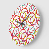 Het hete & Heldere Patroon van de Ring Grote Klok (Hoek)