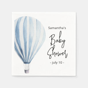 Het hete luchtballon babyfeestje servet