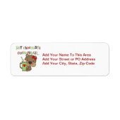 Het hete Meisje ChocolateConoisseur draagt Etiket (Voorkant)