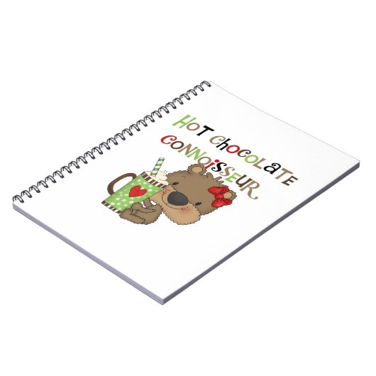 Het hete Meisje ChocolateConoisseur draagt Notitieboek (Linkerzijde)
