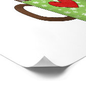 Het hete Meisje ChocolateConoisseur draagt Poster (Hoek)