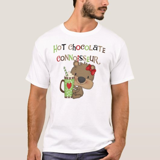 Het hete Meisje ChocolateConoisseur draagt T-shirt (Voorkant)
